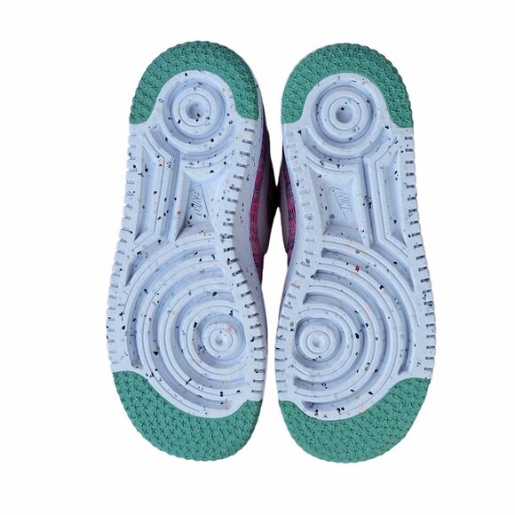 ⭐Nike AF 1 Crater Flyknit  Mens Shoes Fuchsia Glow 2020 Sz 6 Rare DC7273-500 New - Picture 6 of 11